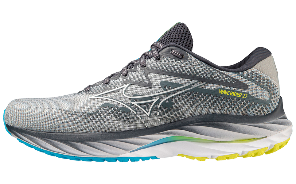 MIZUNO MENS RUNNING SHOES - MEN'S WAVE RIDER 27 2E RUNNING SHOE - 411417