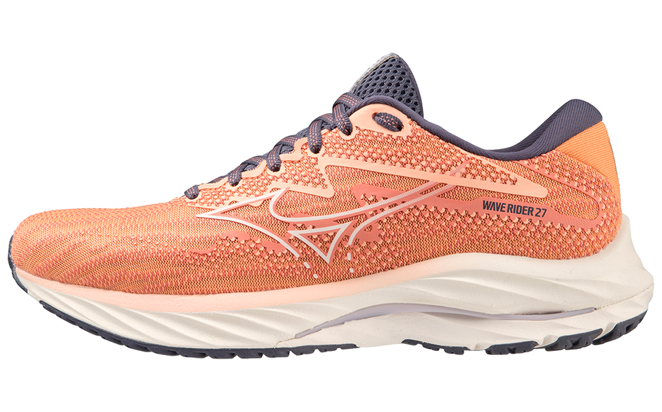MIZUNO WOMENS RUNNING SHOES - WOMEN'S WAVE RIDER 27 RUNNING SHOE - 411418