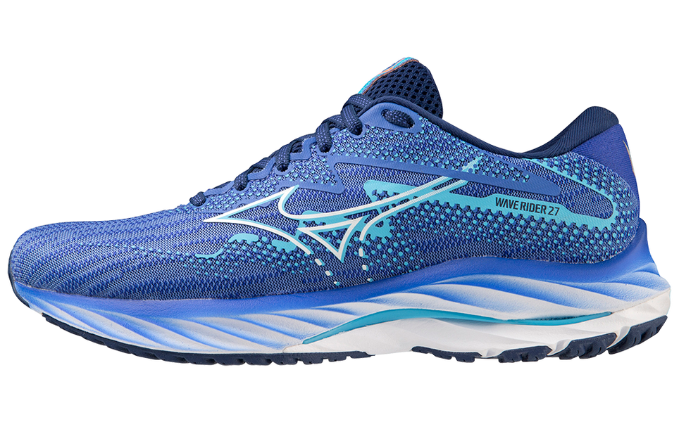 MIZUNO WOMENS RUNNING SHOES - WOMEN'S WAVE RIDER 27 RUNNING SHOE - 411418