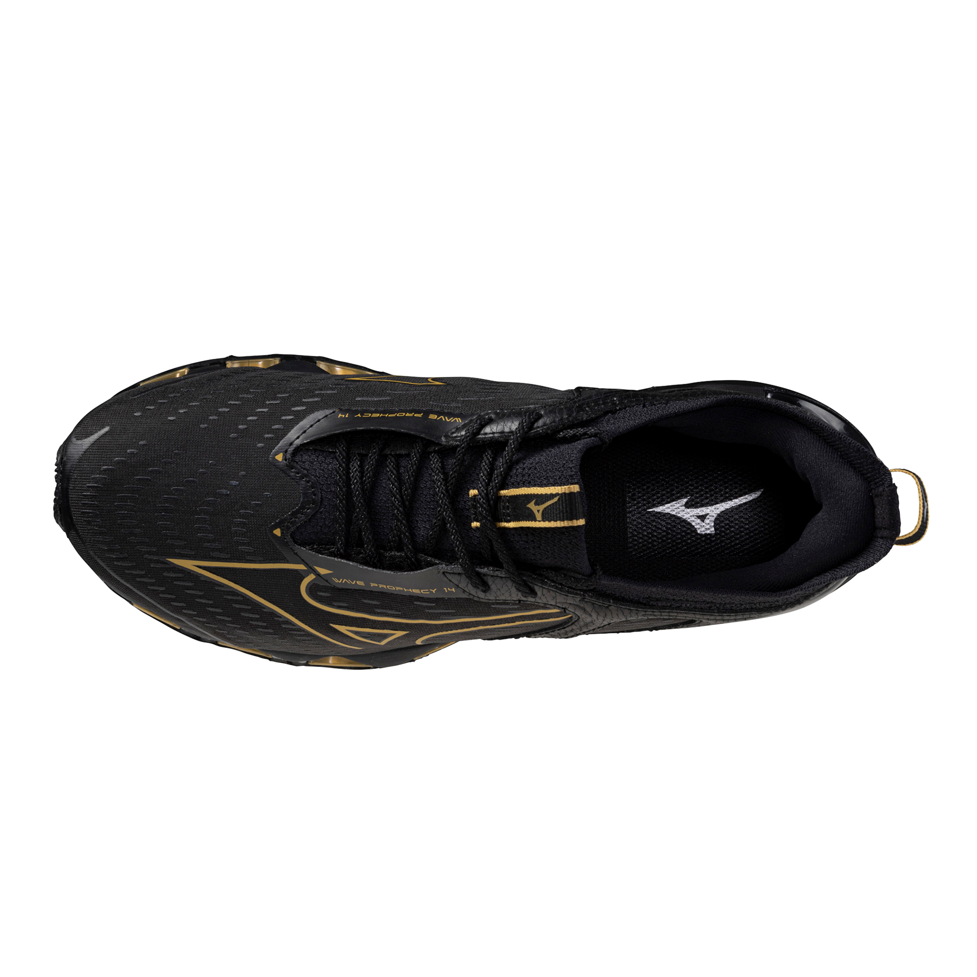 Mizuno Wave Prophecy ブラック シューズ　US10 28cm Mizuno Men's Running Shoes Wave Prophecy 11 Black x Gold