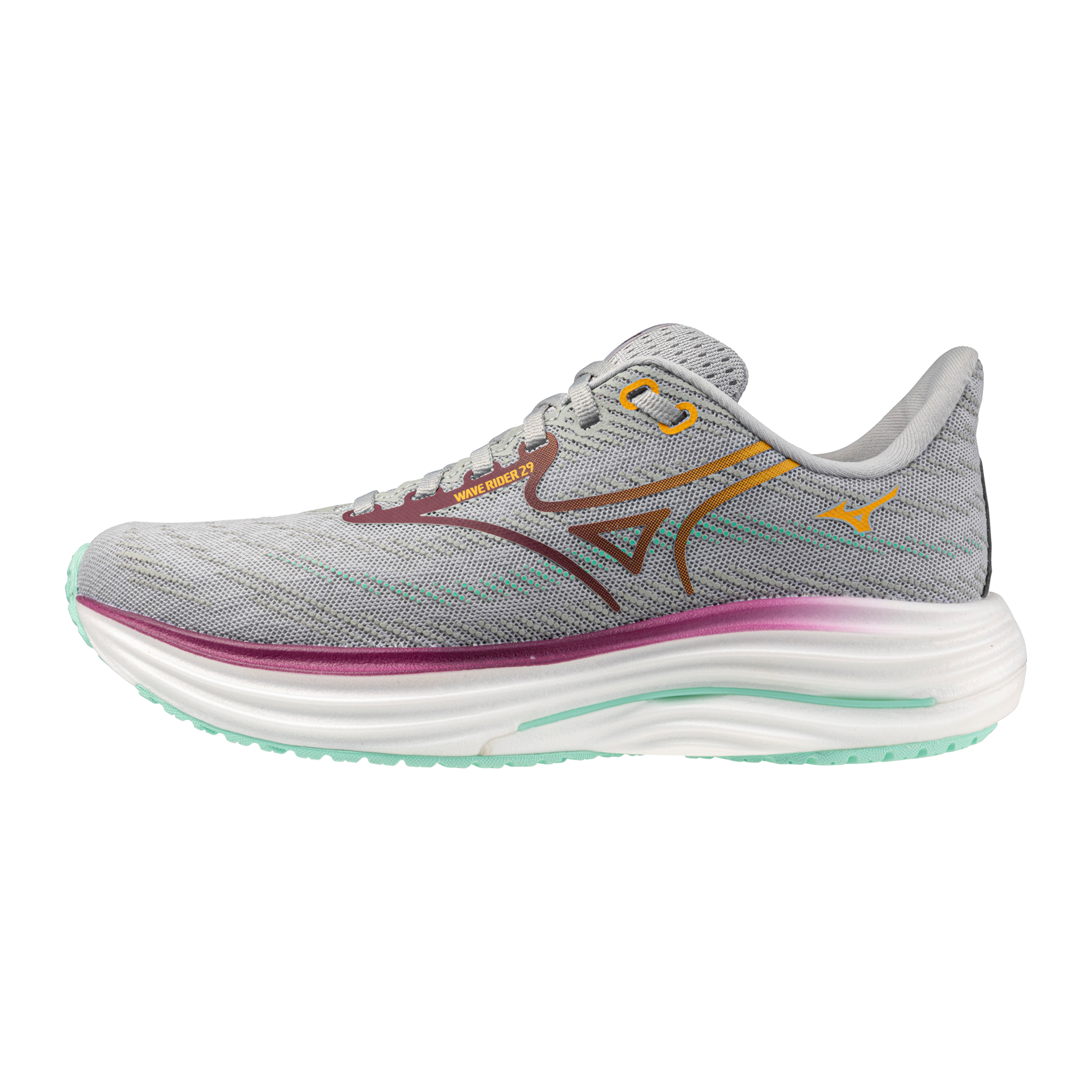 Running Shoe Mizuno Wave Cruise 12 Grey Jyothinivasaluva Mizuno