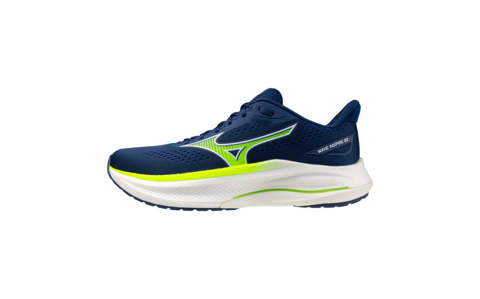 MIZUNO MENS RUNNING SHOES - MEN'S WAVE INSPIRE 22 2E RUNNING SHOES - 411568