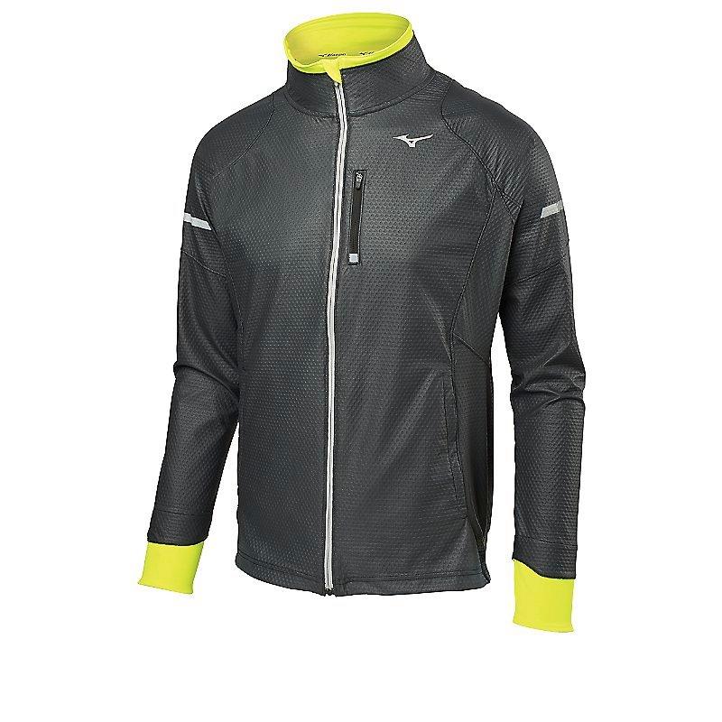 mizuno reflective mens running gilet