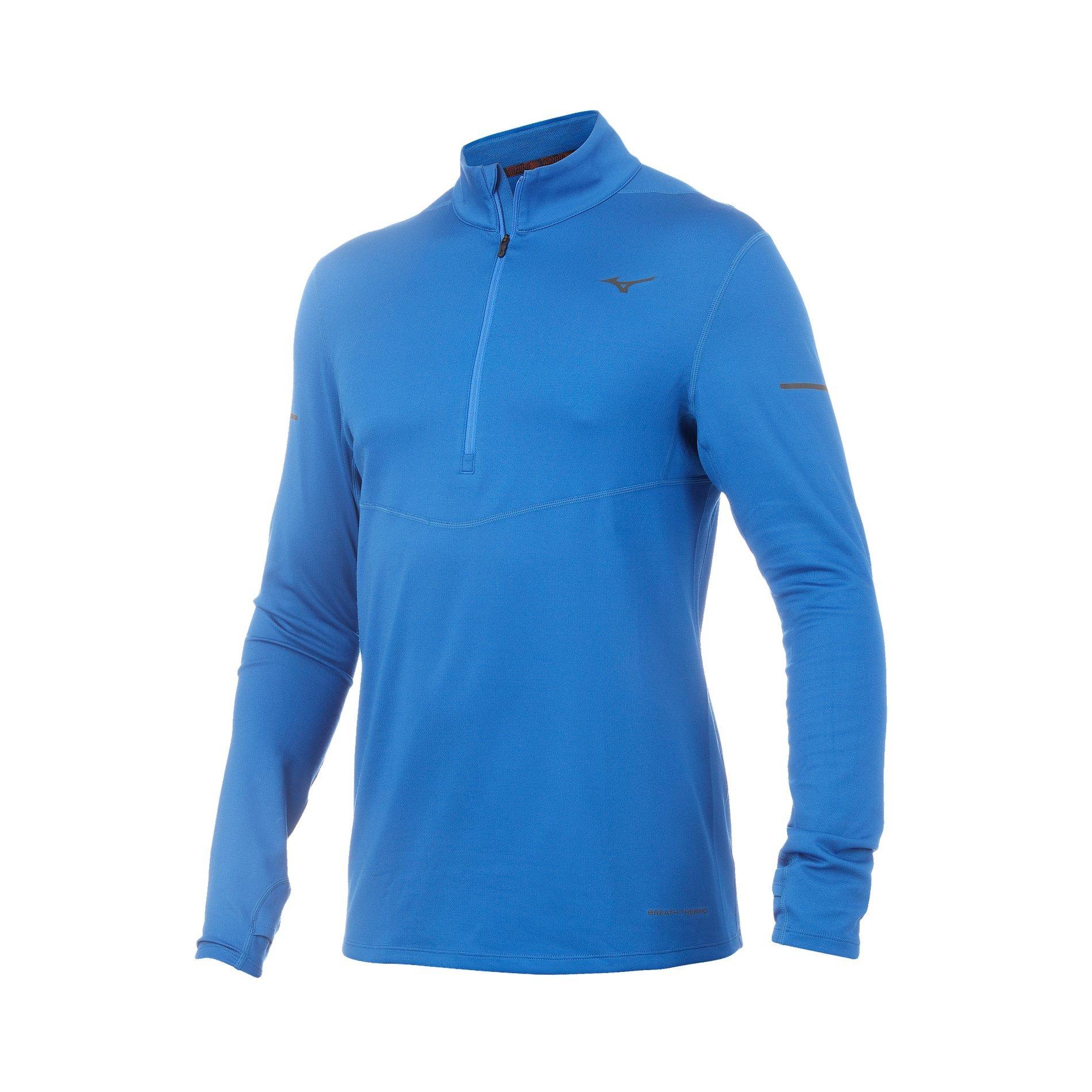 mizuno breath thermo half zip