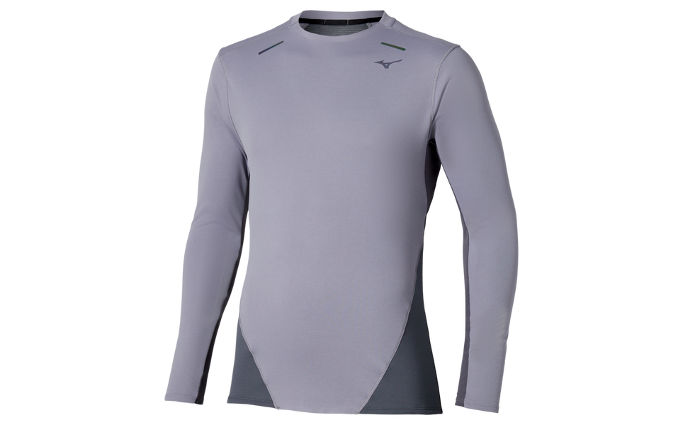MIZUNO MENS RUNNING APPAREL - MEN'S TECH THERMAL CHARGE BREATH THERMO LONG SLEEVE TEE - 422341