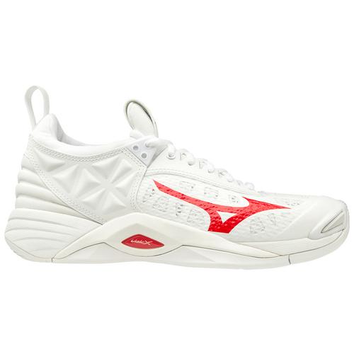 25cm MIZUNO Volleyball Shoes WAVE MOMENTUM 2 MID V1GA2117 White Black US7 