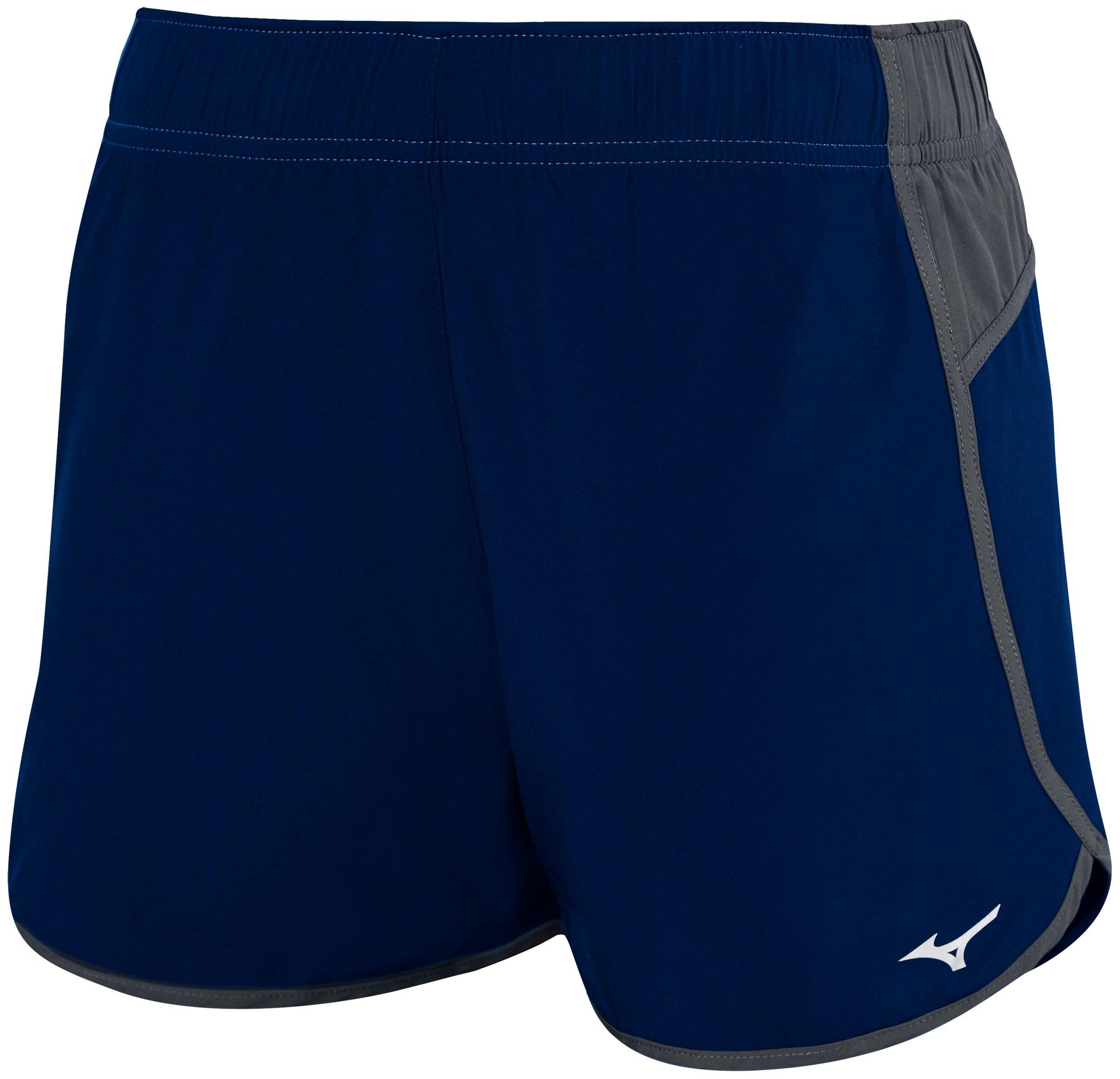 navy blue mizuno volleyball shorts