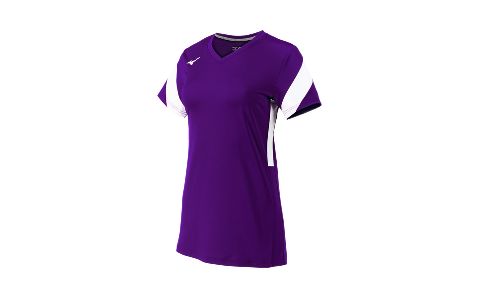 MIZUNO YOUTH - GIRLS VOLLEYBALL APPAREL - YOUTH BALBOA 6 SHORT SLEEVE JERSEY - 440768