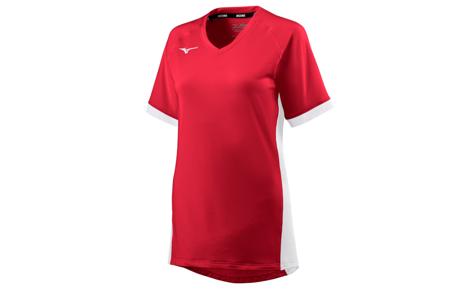 MIZUNO YOUTH - GIRLS VOLLEYBALL APPAREL - GIRLS SPIKE SHORT SLEEVE JERSEY - 440854