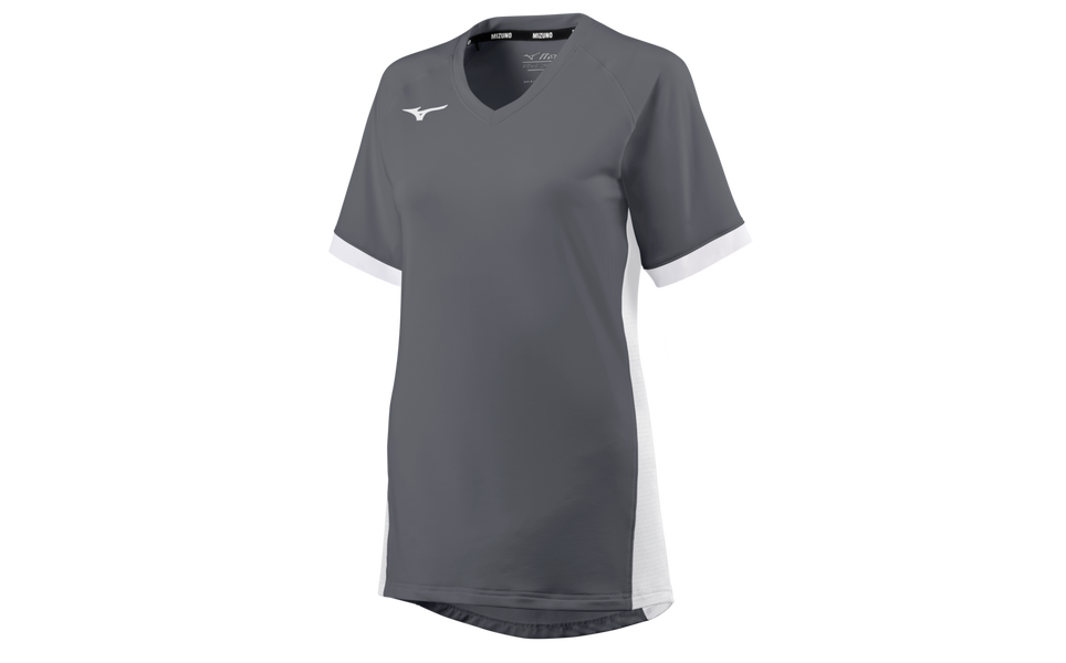 MIZUNO YOUTH - GIRLS VOLLEYBALL APPAREL - GIRLS SPIKE SHORT SLEEVE JERSEY - 440854