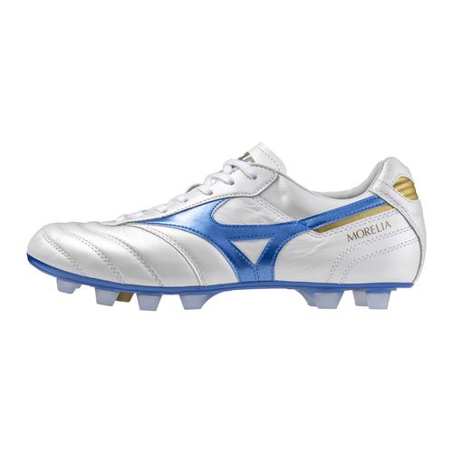 Morelia II Made in Japan Soccer Cleat, White/Mugen Blue Morelia II Made in Japan Soccer Cleat, White/Mugen Blue