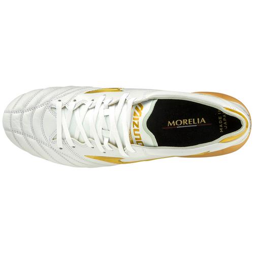 Mizuno Men Morelia II Neo MD Cleats White Soccer Football Shoes Spike P1GA185364 