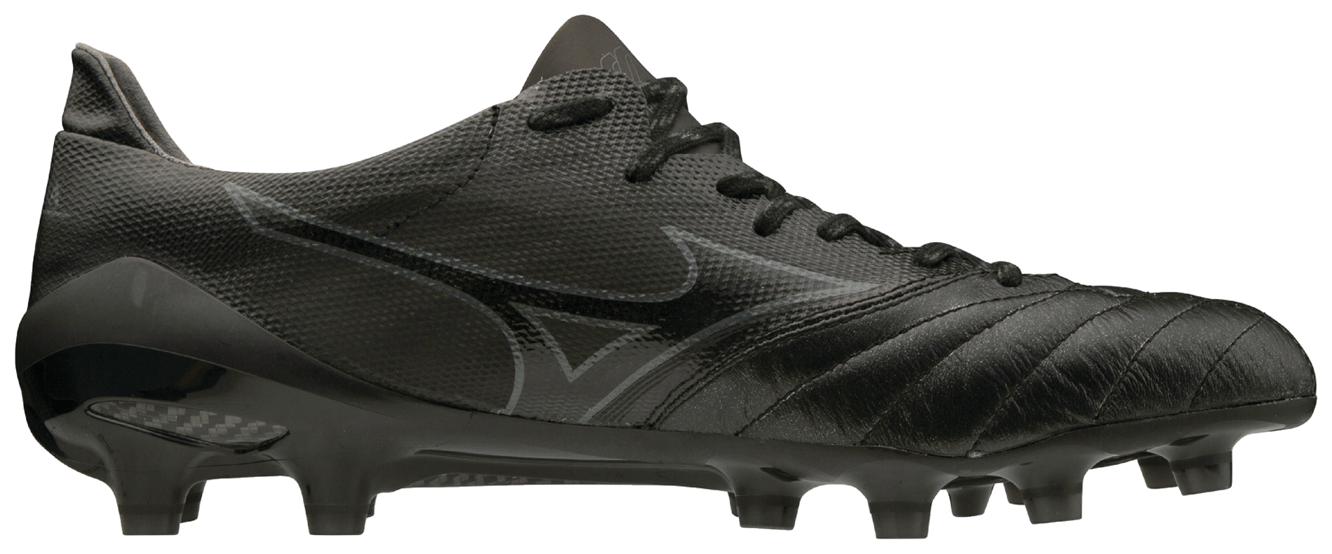 all black mizuno soccer cleats