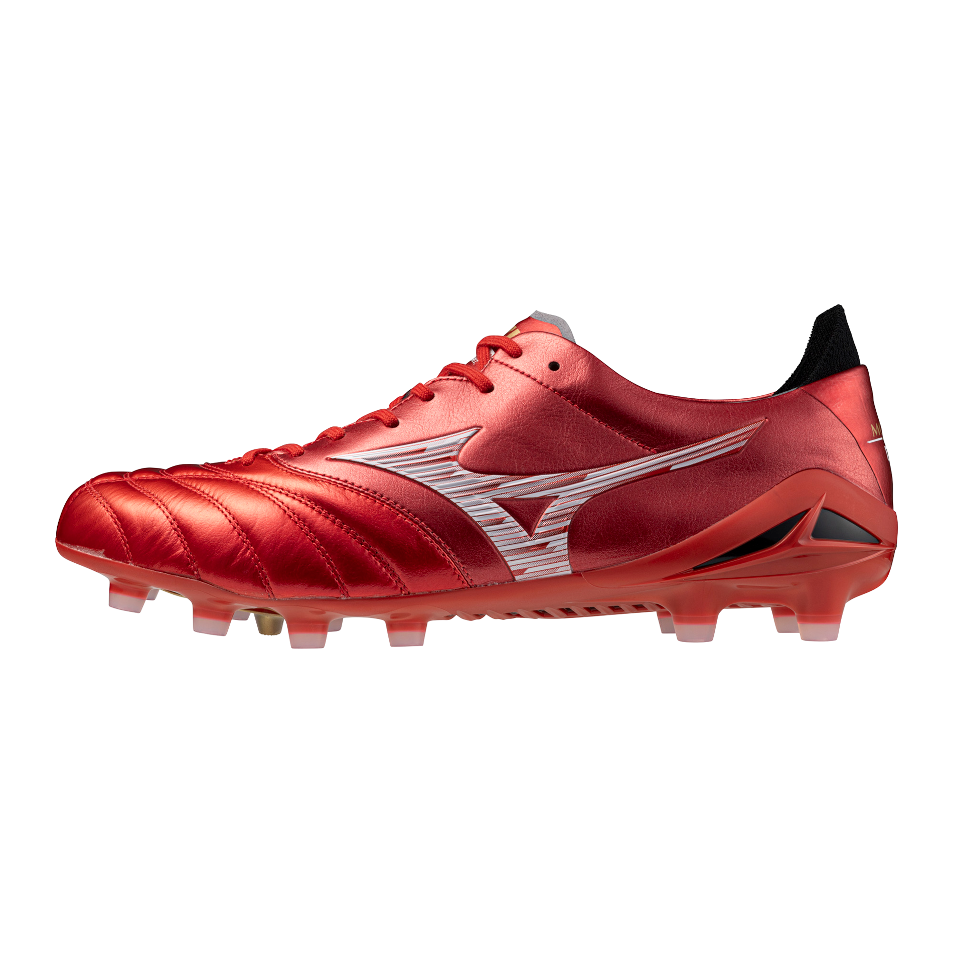 Morelia Neo IV FG Firm Ground Made in Japan KL Soccer Cleat, Red