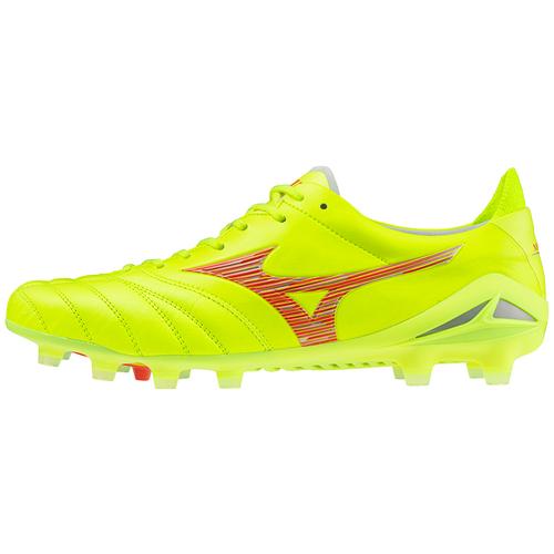 Morelia Neo IV Made in Japan KL Soccer Cleat, Safety Yellow Morelia Neo IV Made in Japan KL Soccer Cleat, Safety Yellow