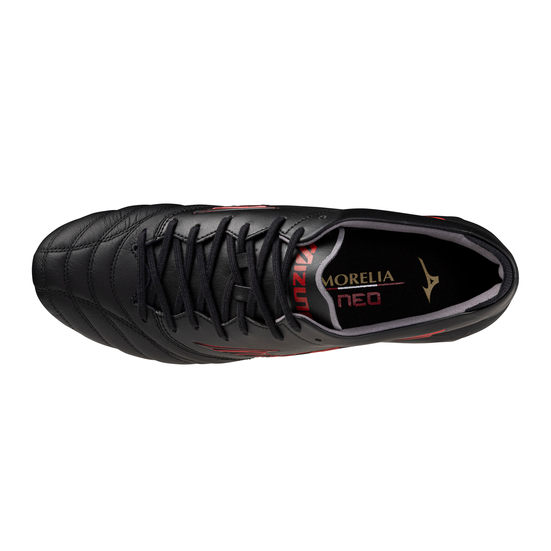 Morelia Neo IV FG Firm Ground Made in Japan KL Soccer Cleat, Black