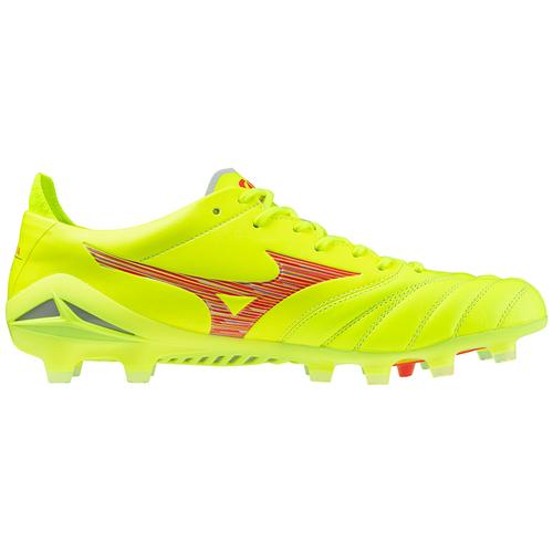 Morelia Neo IV Elite KL Soccer Cleat, Safety Yellow/Fiery Morelia Neo IV Elite KL Soccer Cleat, Safety Yellow/Fiery