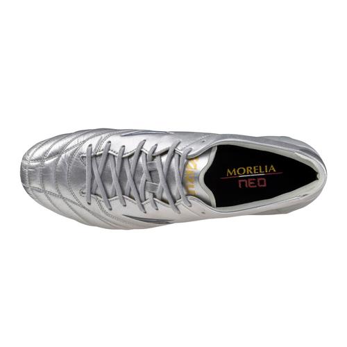Morelia Neo IV Elite KL Soccer Cleat, Platinum Silver Morelia Neo IV Elite KL Soccer Cleat, Platinum Silver