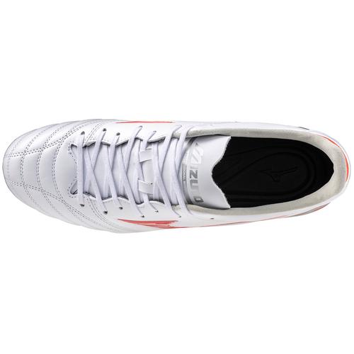Morelia Neo IV Pro KL Soccer Cleat, White/Radiant Red Morelia Neo IV Pro KL Soccer Cleat, White/Radiant Red