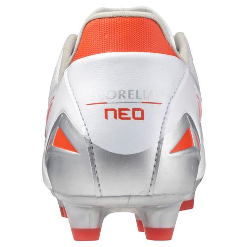 Morelia Neo IV Pro KL Soccer Cleat, White/Radiant Red Morelia Neo IV Pro KL Soccer Cleat, White/Radiant Red