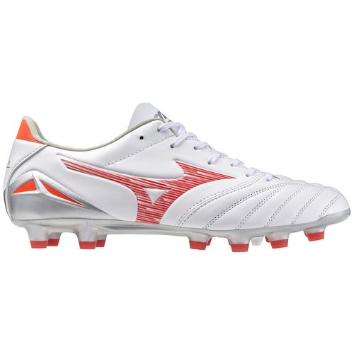 Morelia Neo IV Pro KL Soccer Cleat, White/Radiant Red Morelia Neo IV Pro KL Soccer Cleat, White/Radiant Red