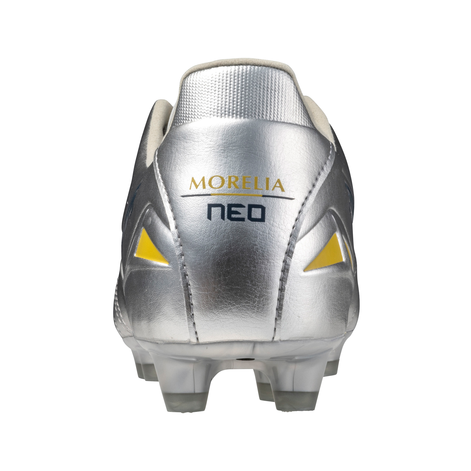 Morelia Neo IV Pro FG Firm Ground KL Soccer Cleat, Platinum Silver
