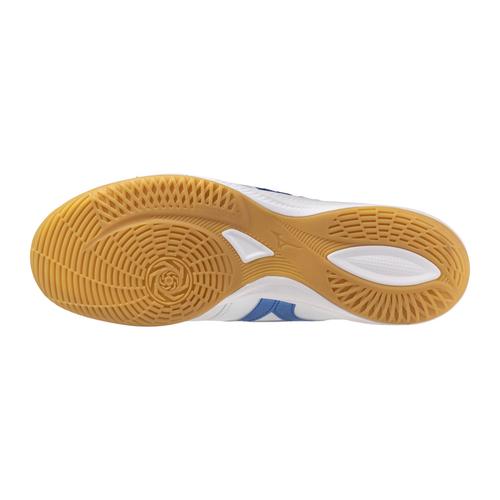 Morelia Sala Elite Indoor Soccer Shoe, White/Mugen Blue Morelia Sala Elite Indoor Soccer Shoe, White/Mugen Blue