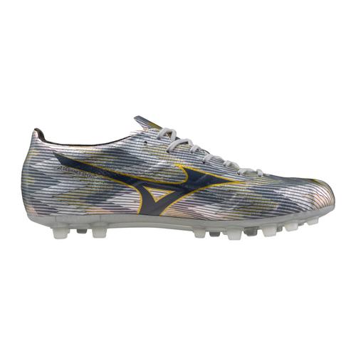 Mizuno Alpha II Japan AG Soccer Cleat, Platinum Silver Mizuno Alpha II Japan AG Soccer Cleat, Platinum Silver