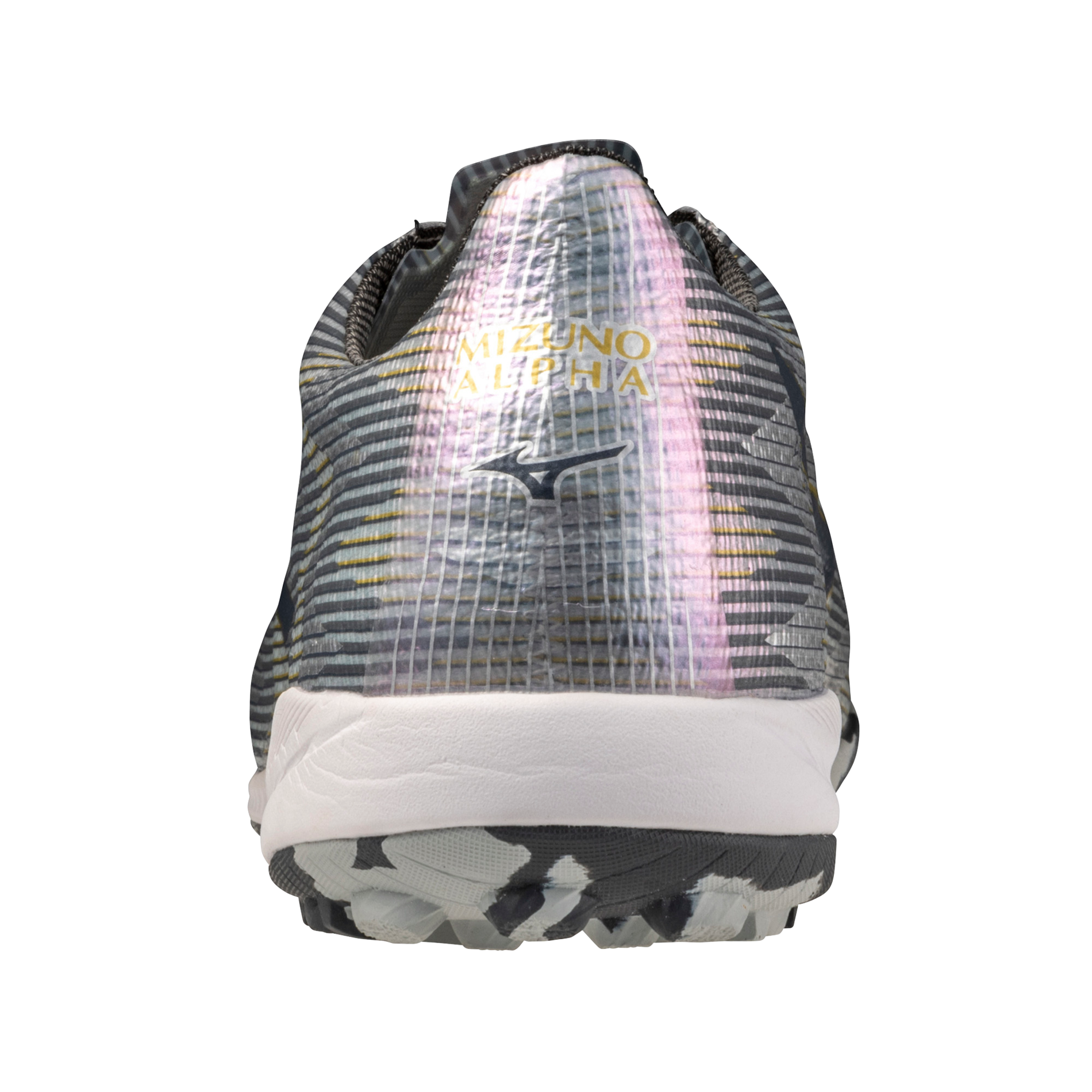 Mizuno Alpha II Elite AS Turf Soccer Shoe, Platinum Silver