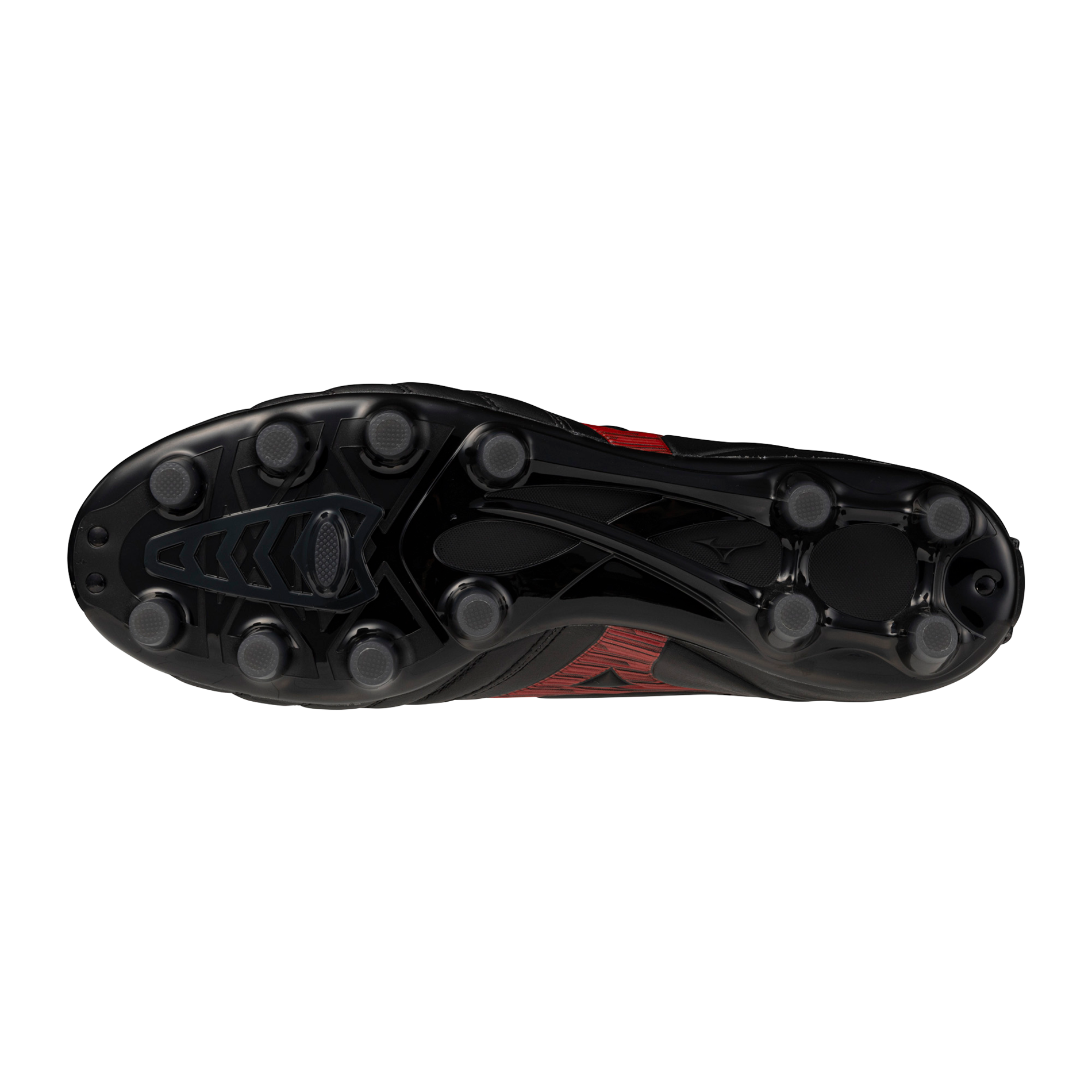 Morelia Neo IV Pro FG Firm KL Ground Soccer Cleat, Black/Red