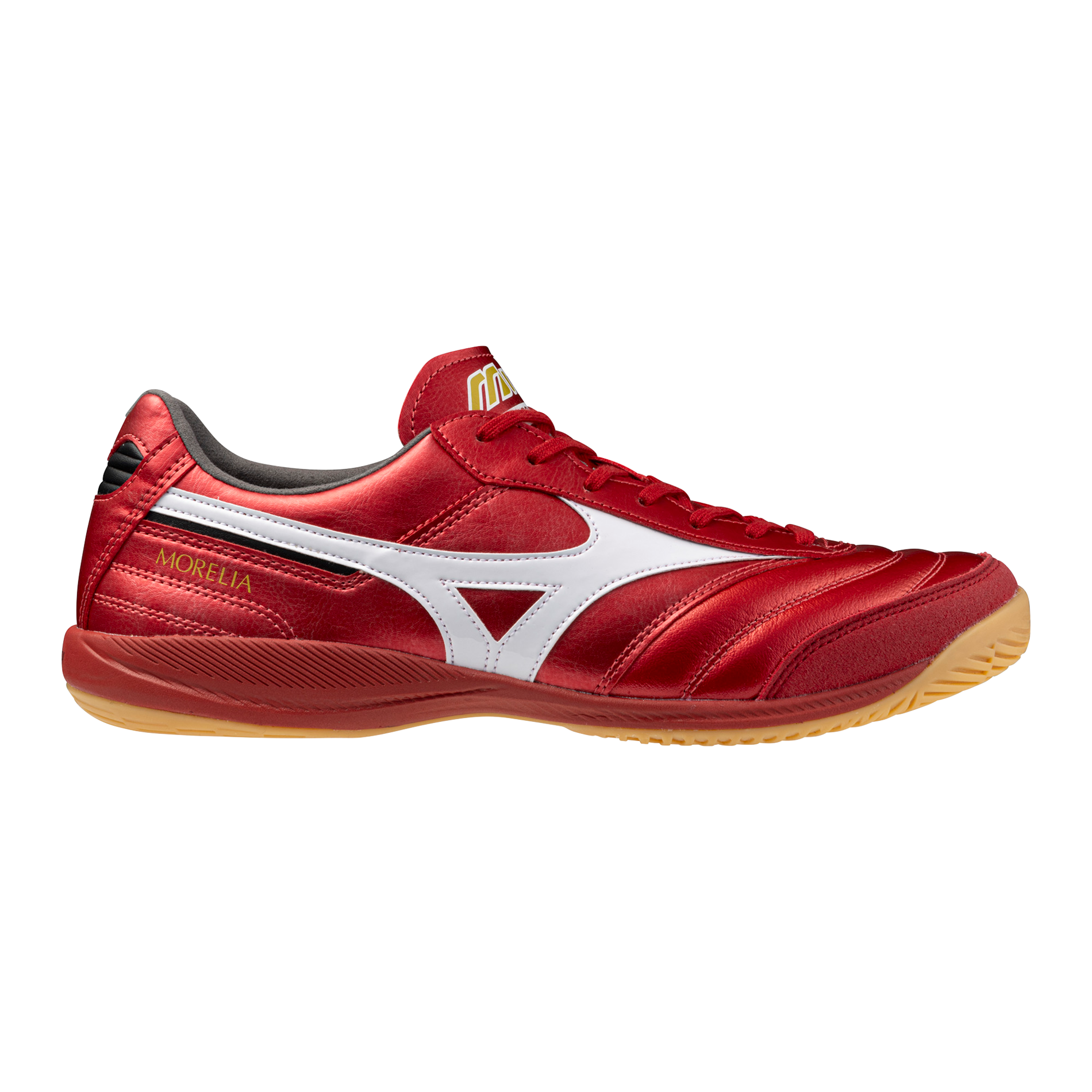 Morelia Sala Elite Indoor Soccer Shoe, Red/White - Mizuno USA