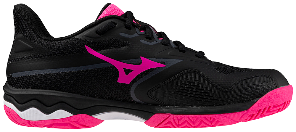 ☆みよ☆ Wave Exceed Light 2 AC Women's Tennis Shoe, Black/Pink Tetra