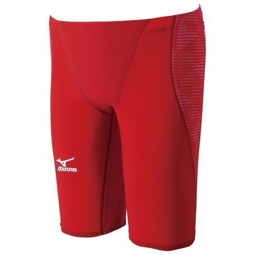 New MIZUNO Swimsuit Men GX-SONIC III ST FINA Red N2MB6001 Extra Large XL 