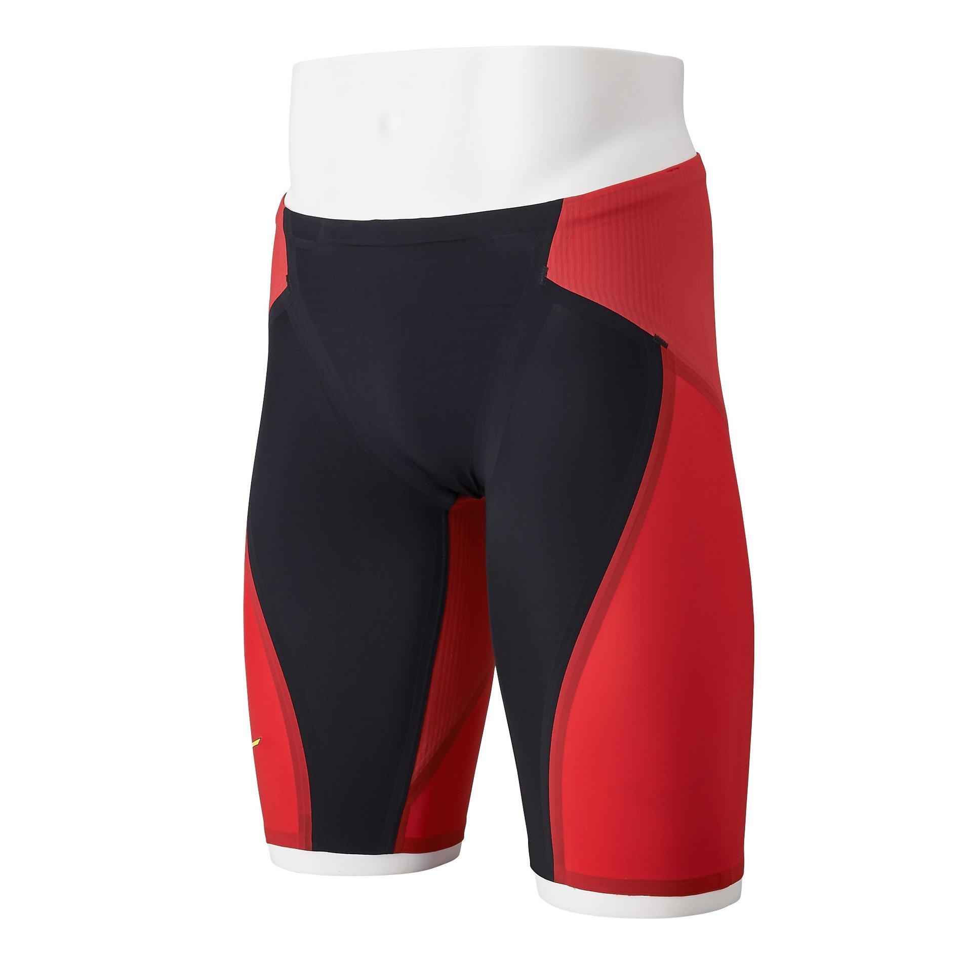 MIZUNO N2MB8061 Men's Swimsuit EXER SUITS Short Spats Black/Pink