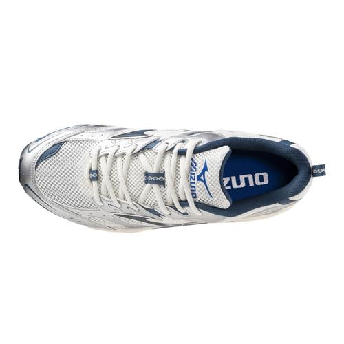 MXR Sportstyle Sneaker, Snow White/Majolica Blue - Mizuno USA MXR Sportstyle Sneaker, Snow White/Majolica Blue - Mizuno USA