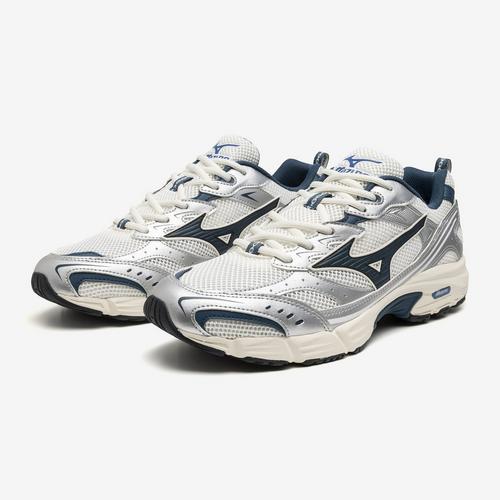 MXR Sportstyle Sneaker, Snow White/Majolica Blue - Mizuno USA MXR Sportstyle Sneaker, Snow White/Majolica Blue - Mizuno USA