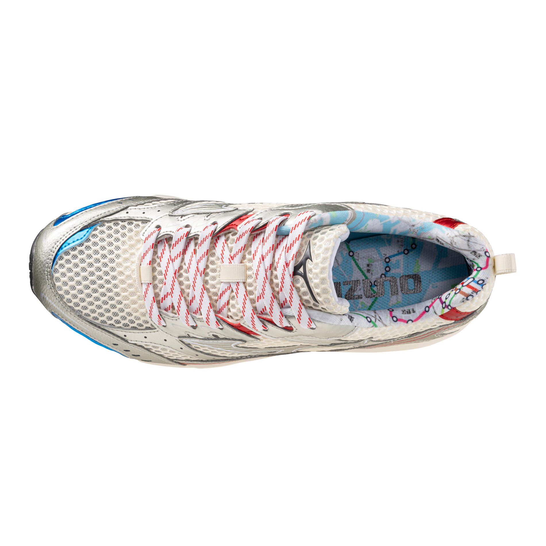 MXR Sportstyle Sneaker, Pristine/High Risk Red - Mizuno USA