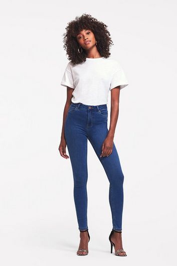 black button jeans