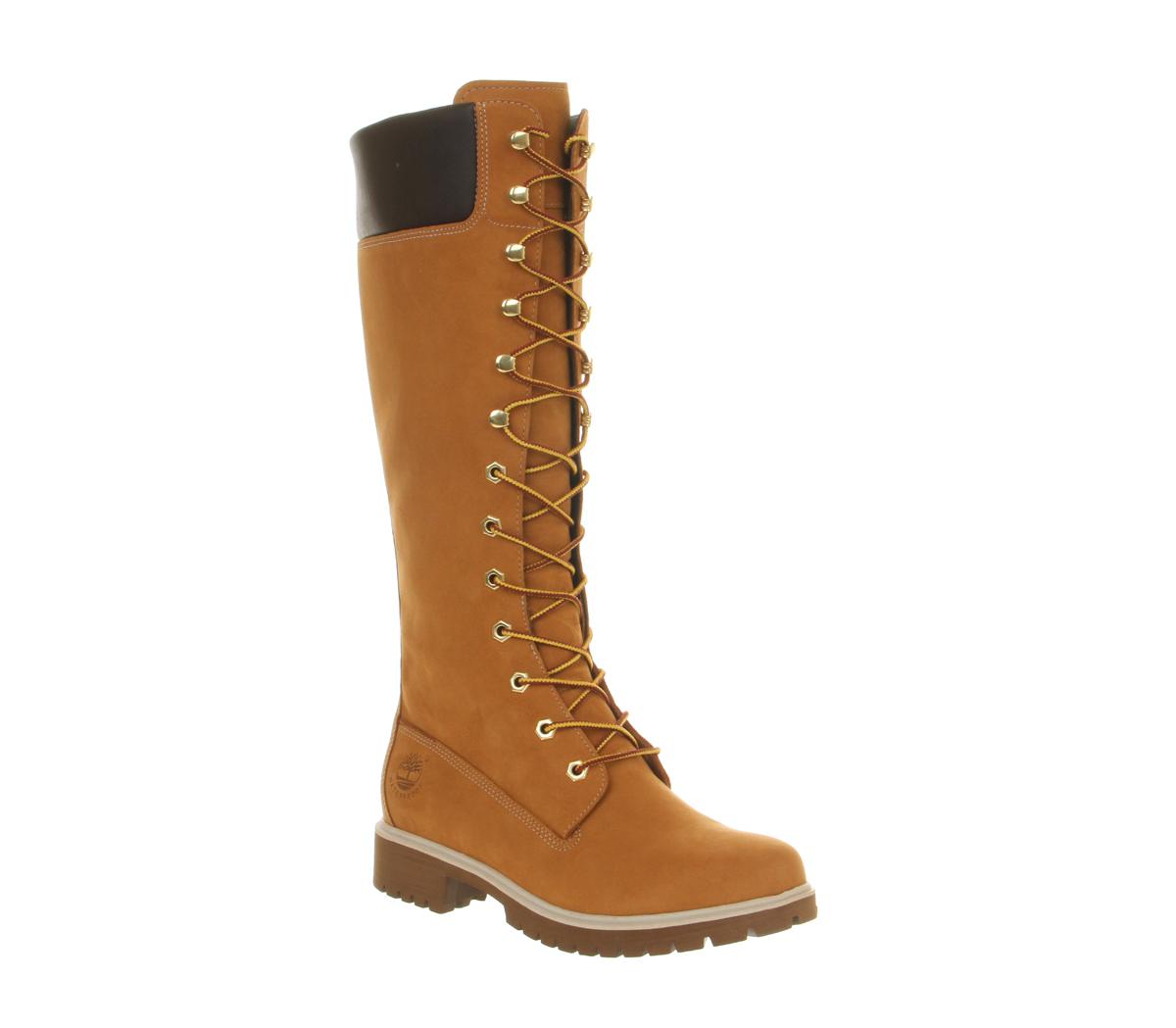 Timberland 14 Inch Premium Boots Wheat - Knee High Boots
