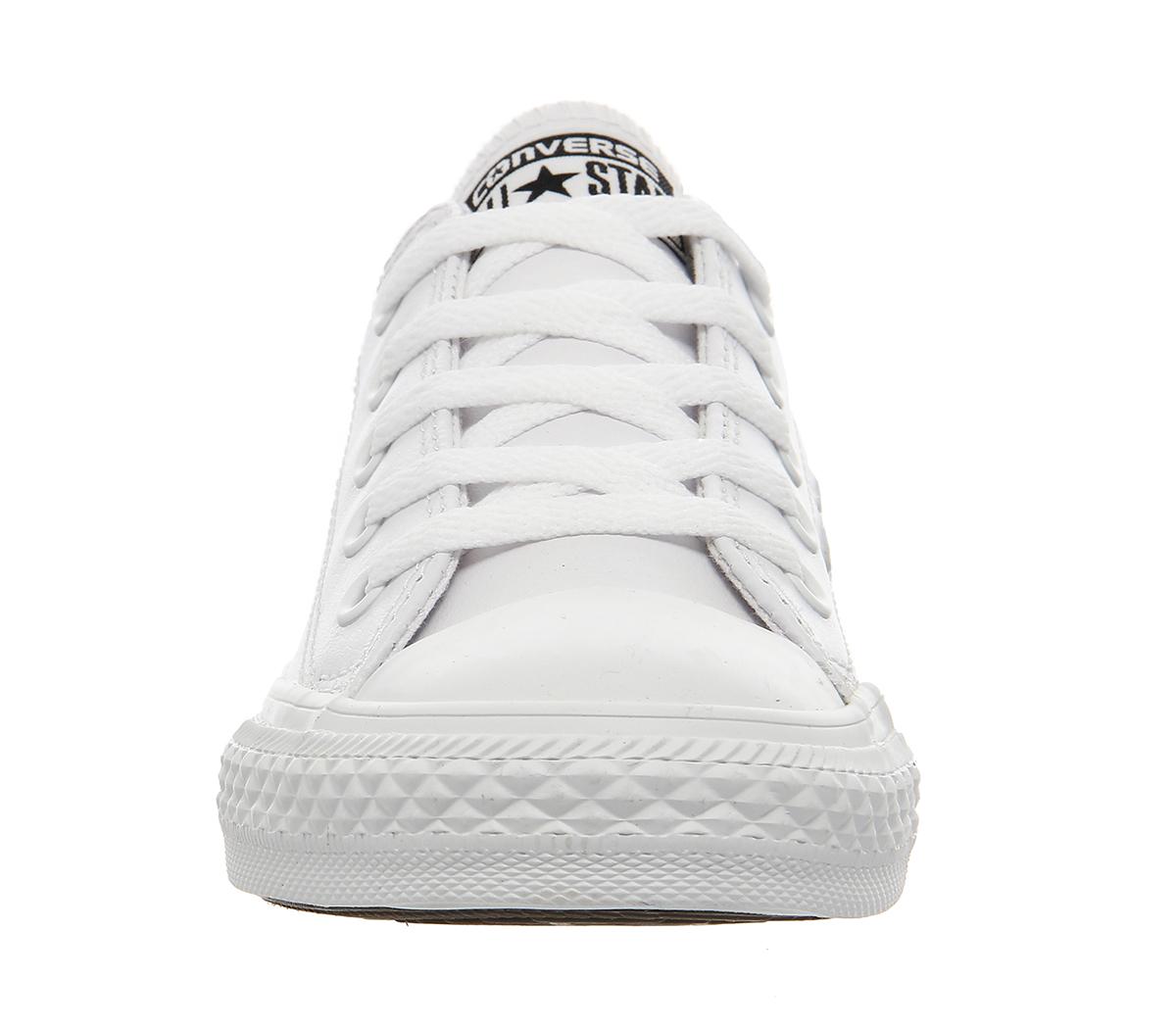 converse white mono leather