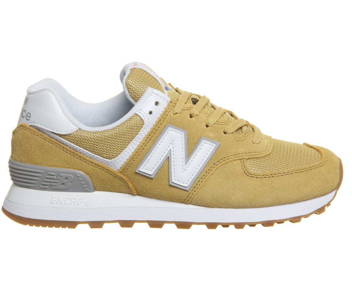new balance 574 trainers toasted coconut