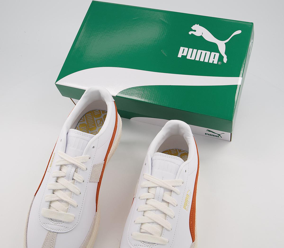 Puma Puma Oslo Trainers White Orange - Unisex Sports
