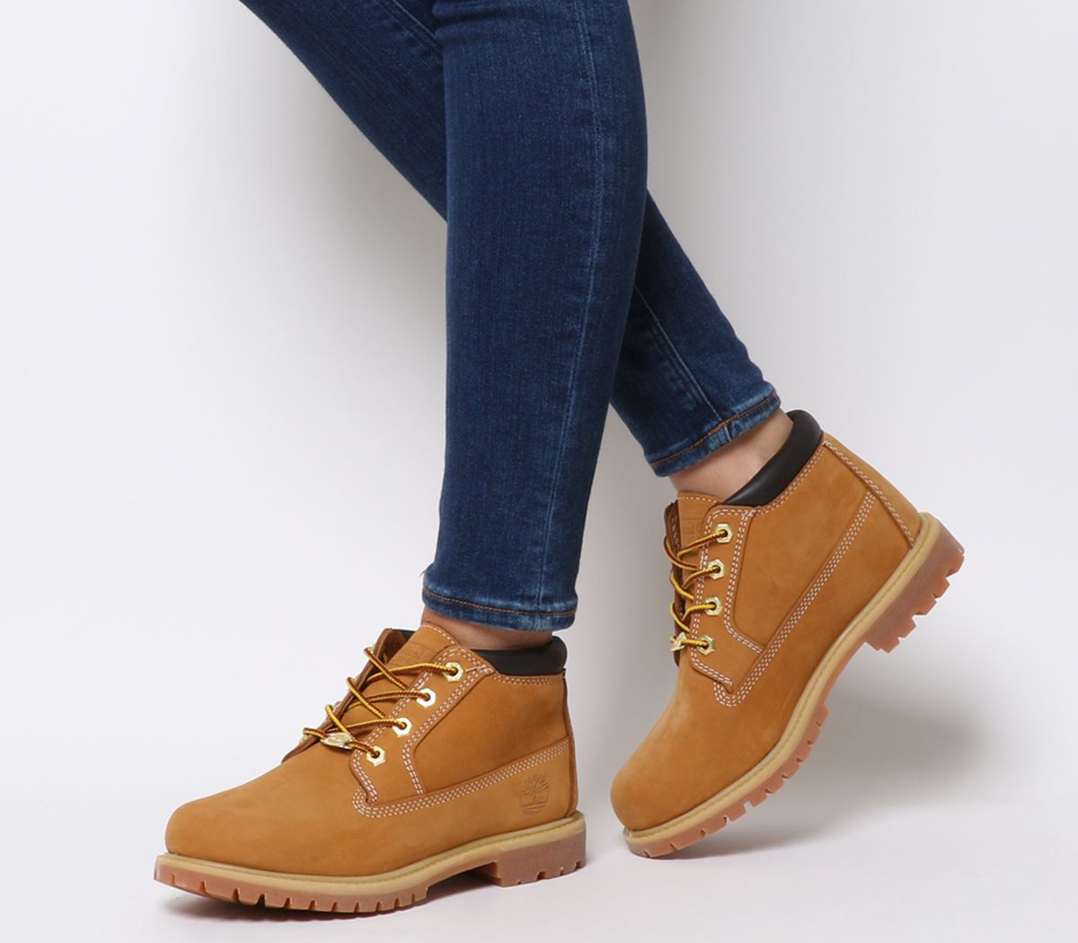 Timberland Nellie Chukka Double Waterproof Boots Wheat Nubuck - Ankle Boots