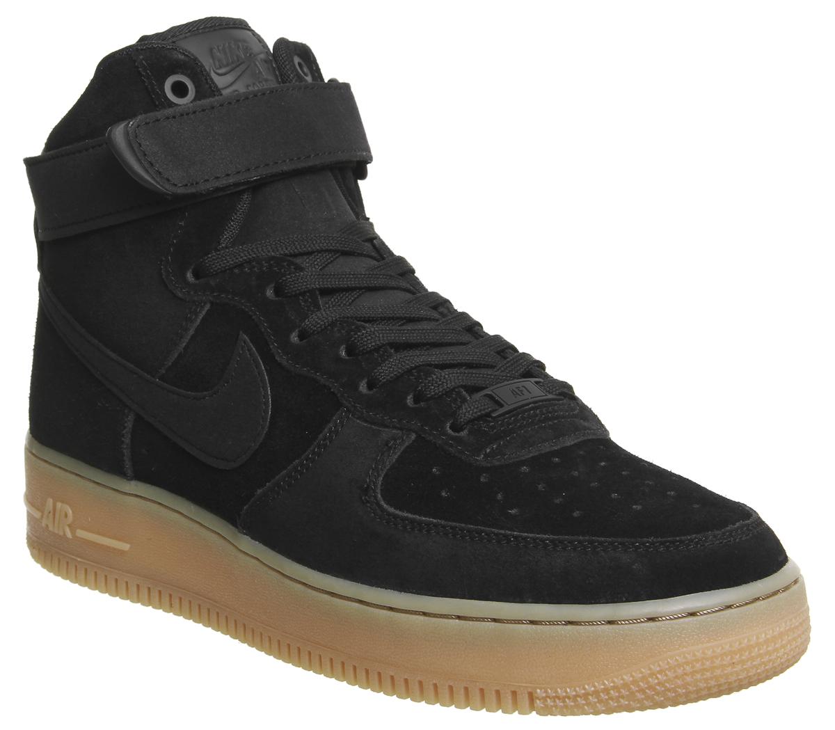 black nike air force high top