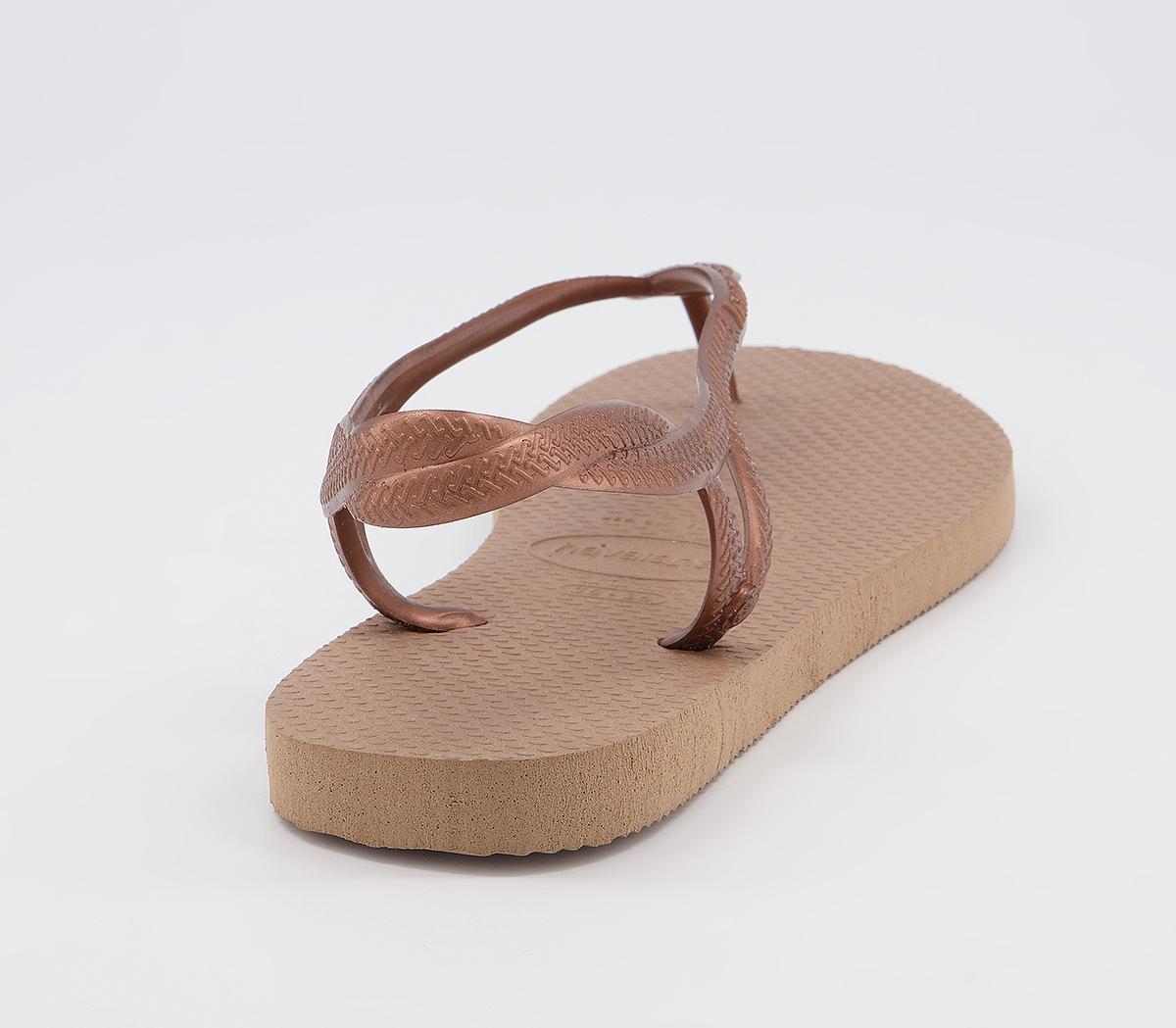 havaianas luna gold