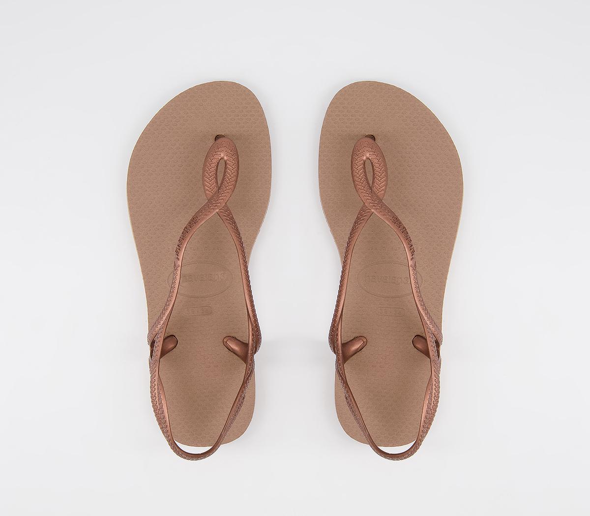 havaianas luna gold
