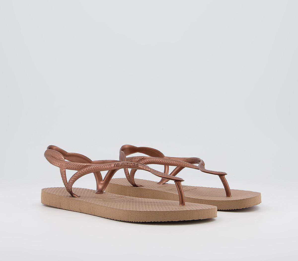 havaianas luna gold