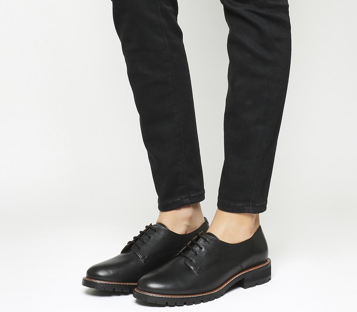 cheap black leather shoes