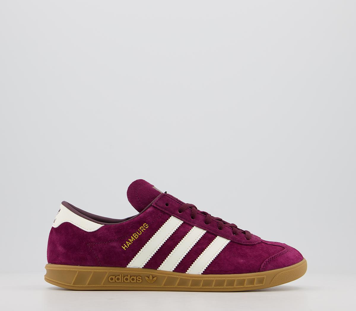 adidas hamburg white gum