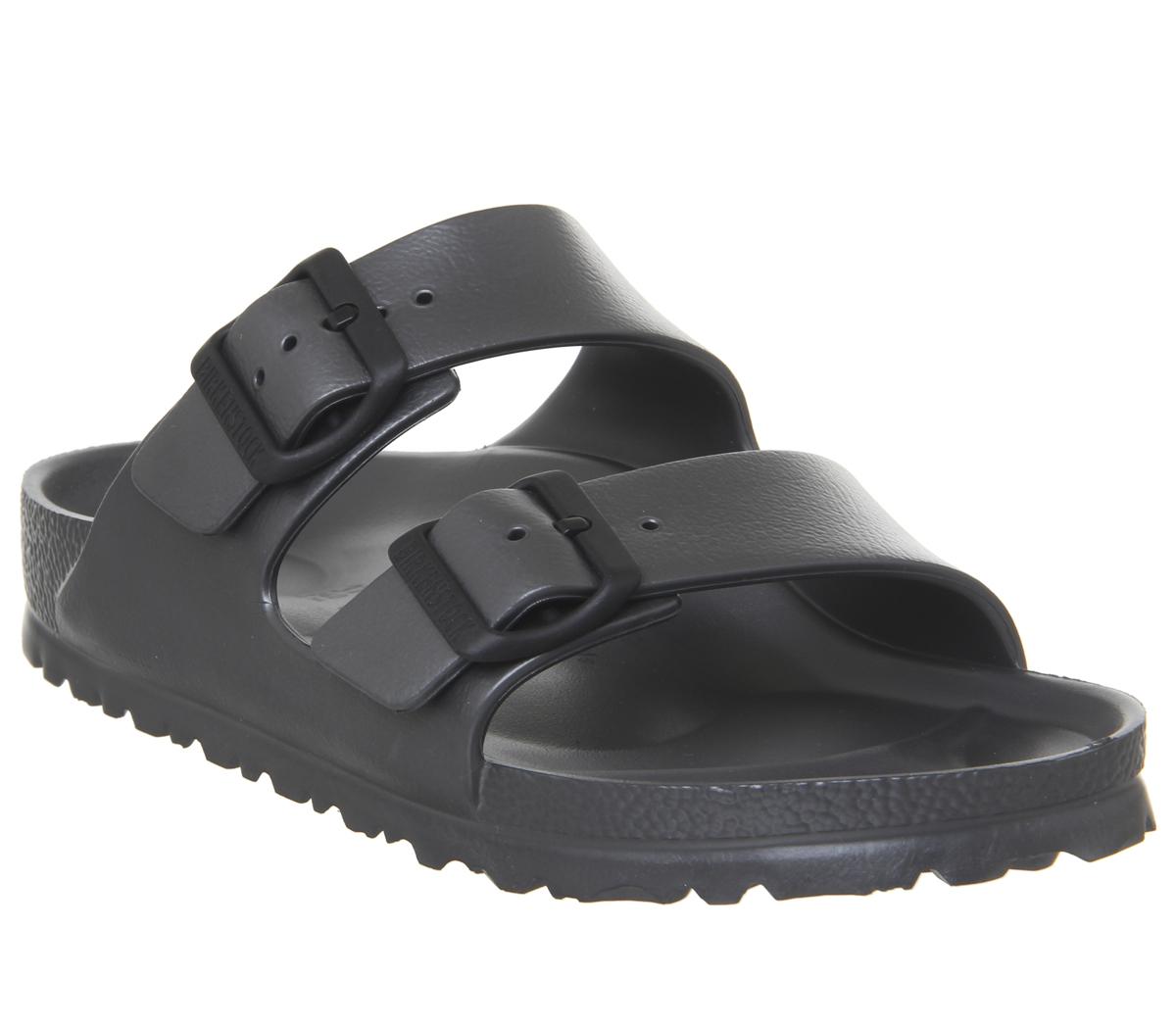 birkenstock eva arizona metallic anthracite